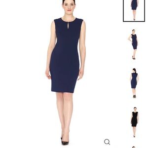 Project Gravitas Navy Blue Midi Dress